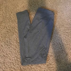 Lula Roe OS solid gray leggings