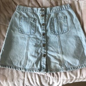 BDG jean skirt