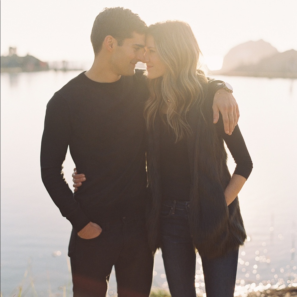 Club Monaco faux fur vest