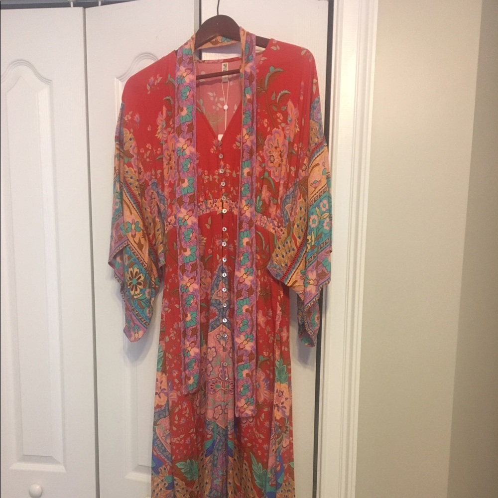 Lotus Ruby Kimono Gown Small