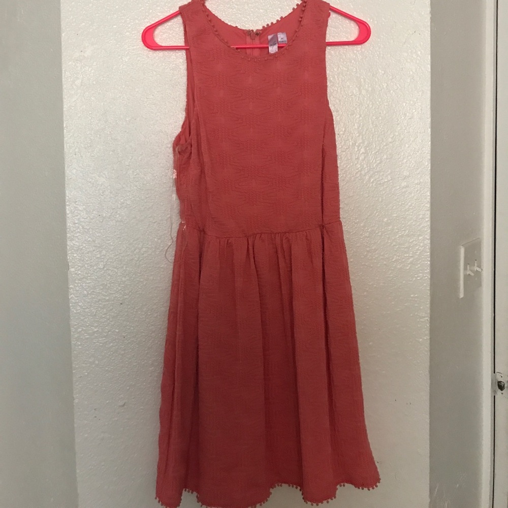 Coral dress! Perfect for summer!