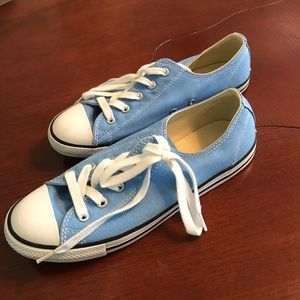 Light blue converse all stars