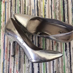 Silver heels