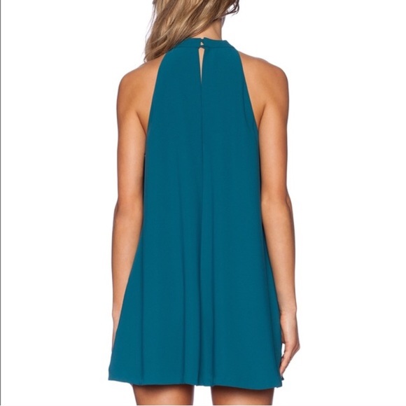 Lovers + Friends Lily Dress | Emerald Green Halter Mini | NWT Size M - Picture 3 of 12