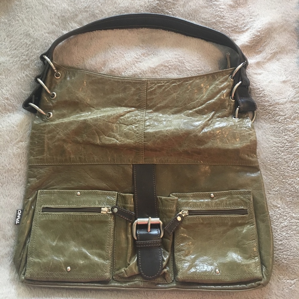 Tano leather handbag
