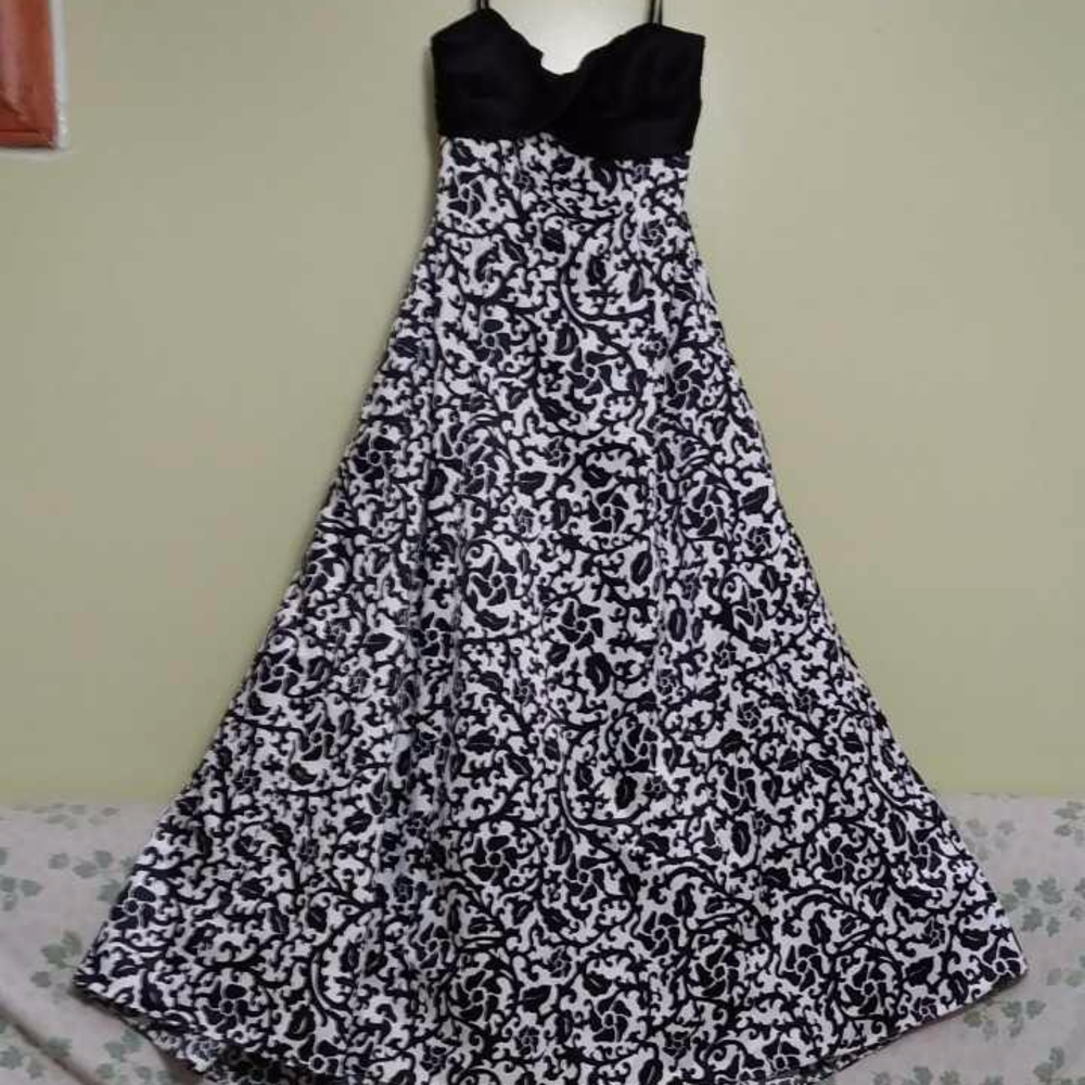 Black and White Prom Dress