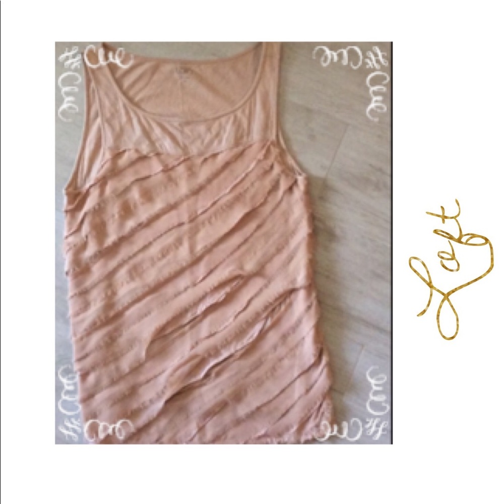 Loft nude color tank top
