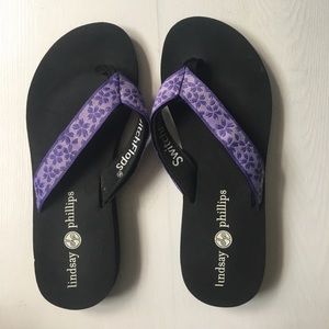 Lindsay-Phillips Lulu Black Switchflops