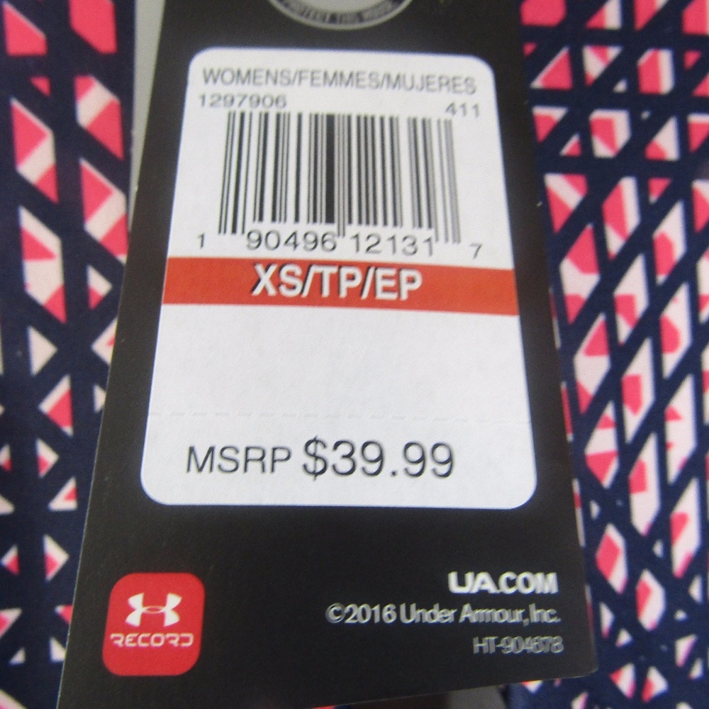 Under Armour Womens HeatGear Armour Printed Capris - Picture 4 of 8