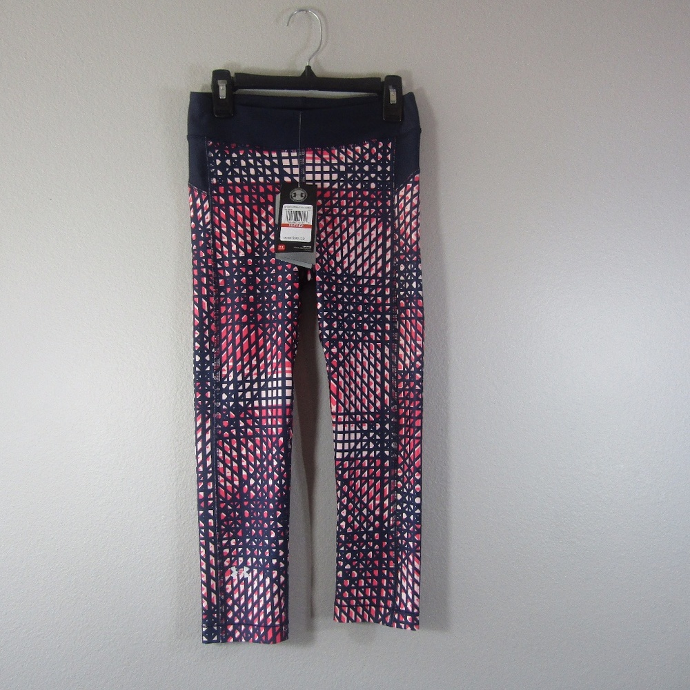 Under Armour Womens HeatGear Armour Printed Capris - Picture 3 of 8