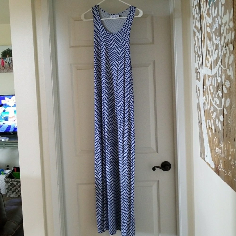 Ava Sky Maxi Dress