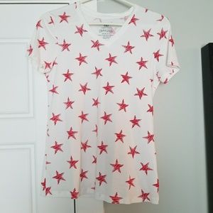 Stars v neck shirt