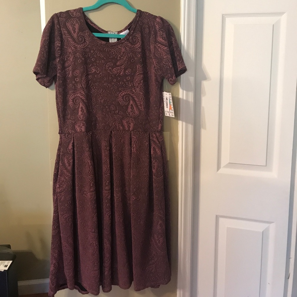 Beautiful purple Large LuLaroe Amelia.