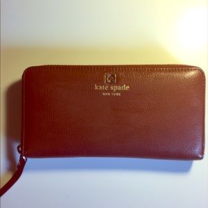 Brown Leather Kate Spade Wallet