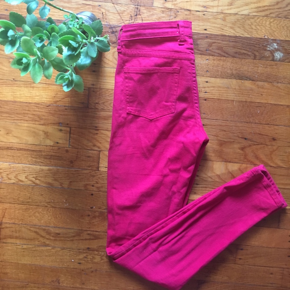 🌶Red Cotton On Straight Leg Jeans