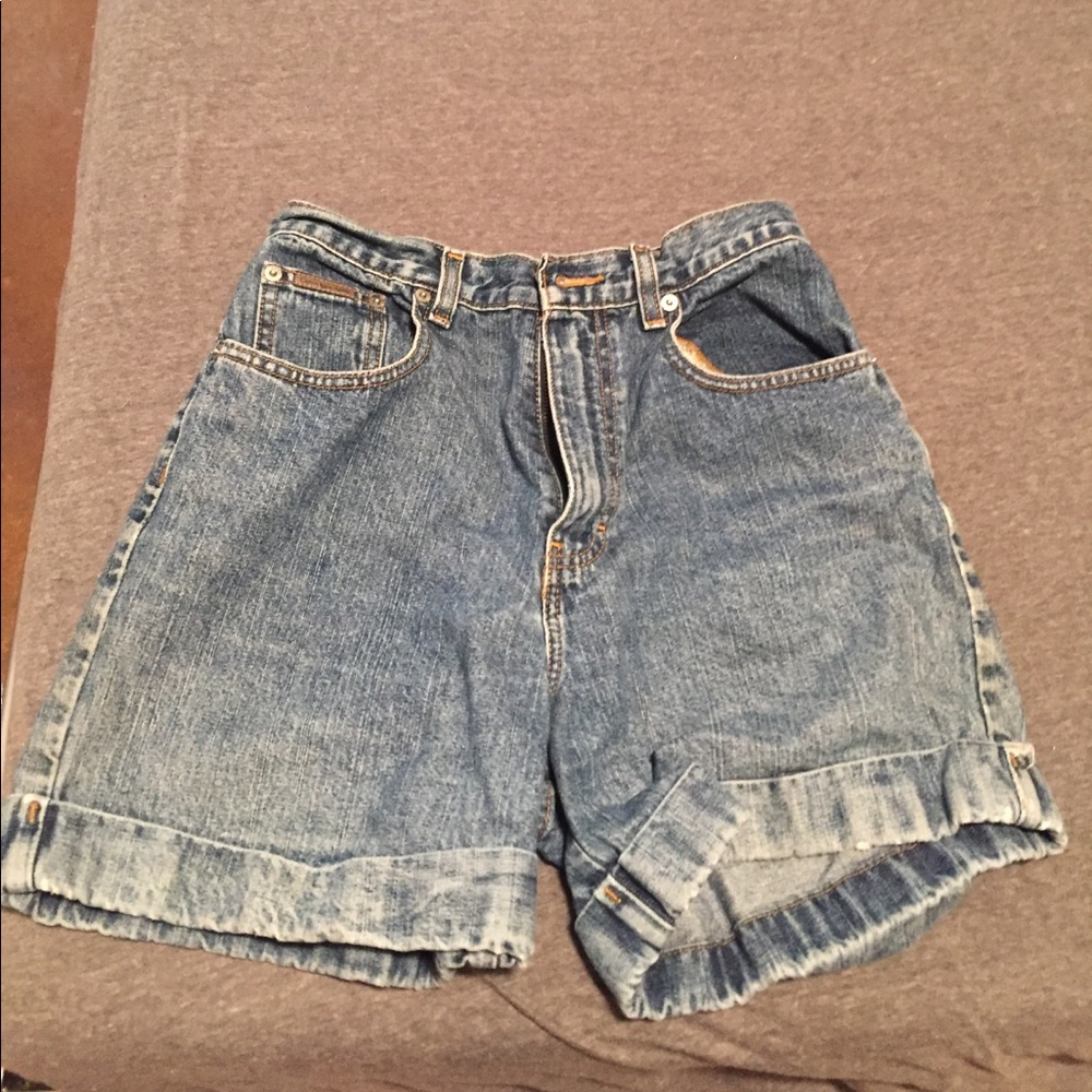 Vintage Calvin Klein high waisted shorts.