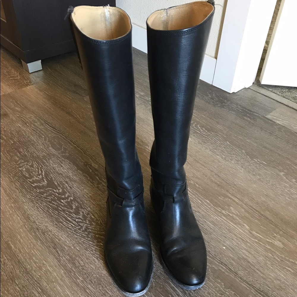 Frye Lindsay plate tall boots