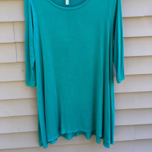 Teal t-shirt dress - Picture 2 of 2