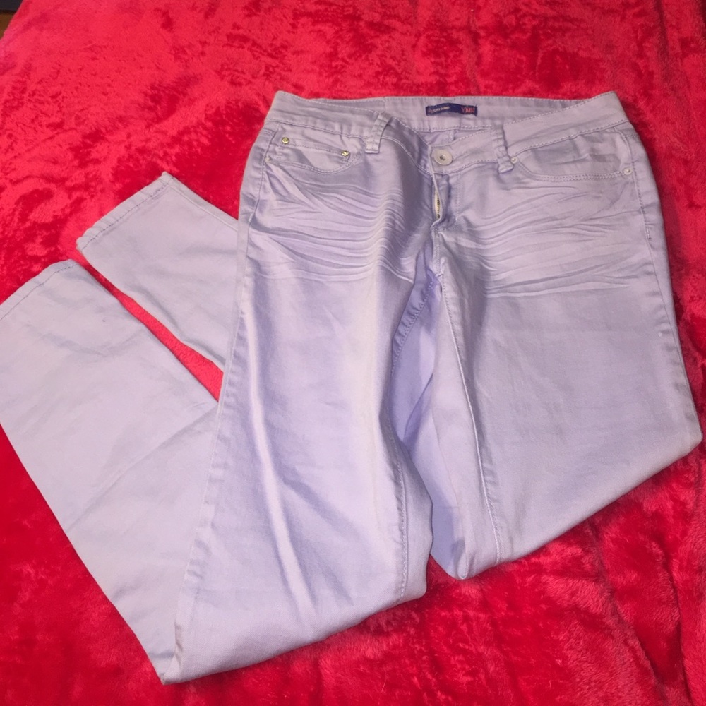 Lilac Purple Colored Skinny Jeans