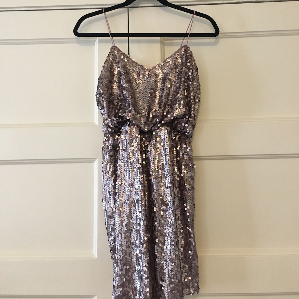 Aidan Mattox Sequin Mini Dress