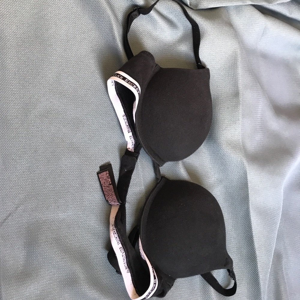 Black and white Victoria's Secret bra