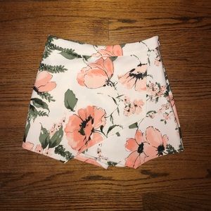 Floral skort
