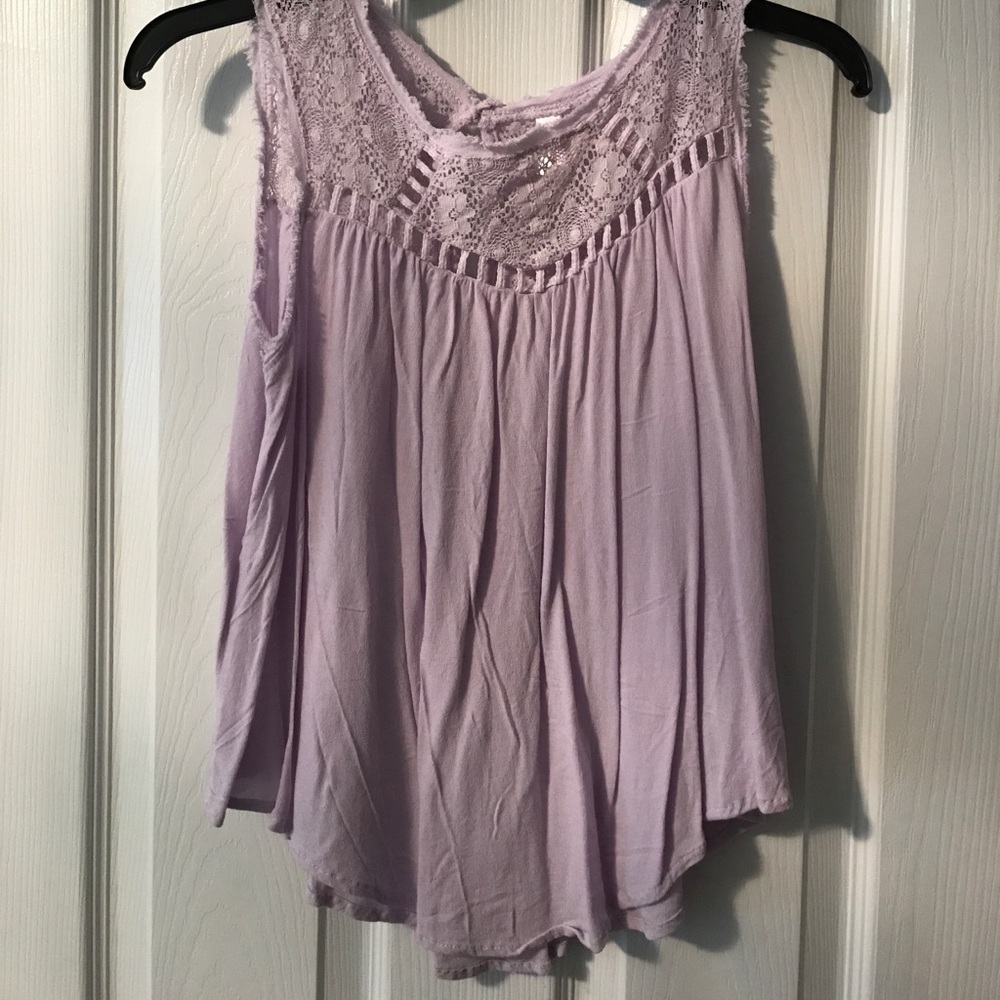 Lavender lace tank top from target