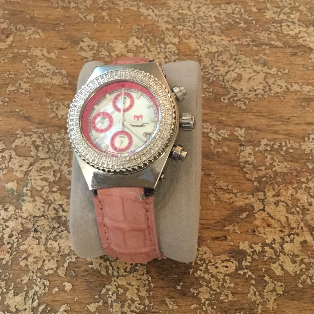 Pink TechnoDiamond watch