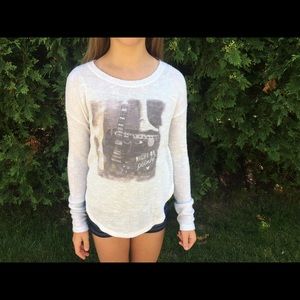 abercrombie kids light graphic sweater