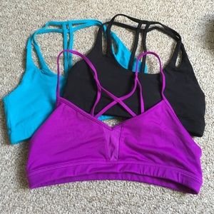Montiel and ALO Yoga sports bras