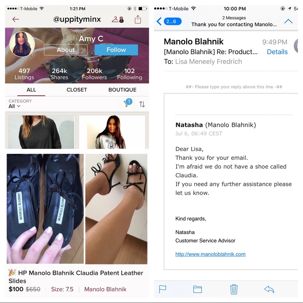 Shoes.. and FREE BUYERS' WARNING