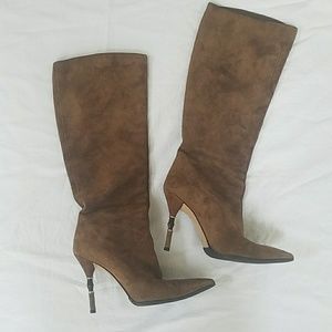 GUCCI suede slouchy boots size 6.5