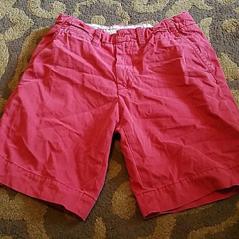 Red polo Ralph Lauren shorts