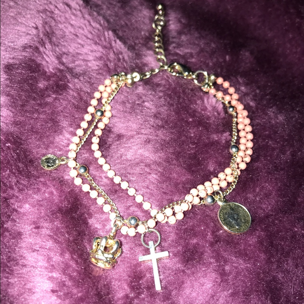 Pink Charm Bracelet