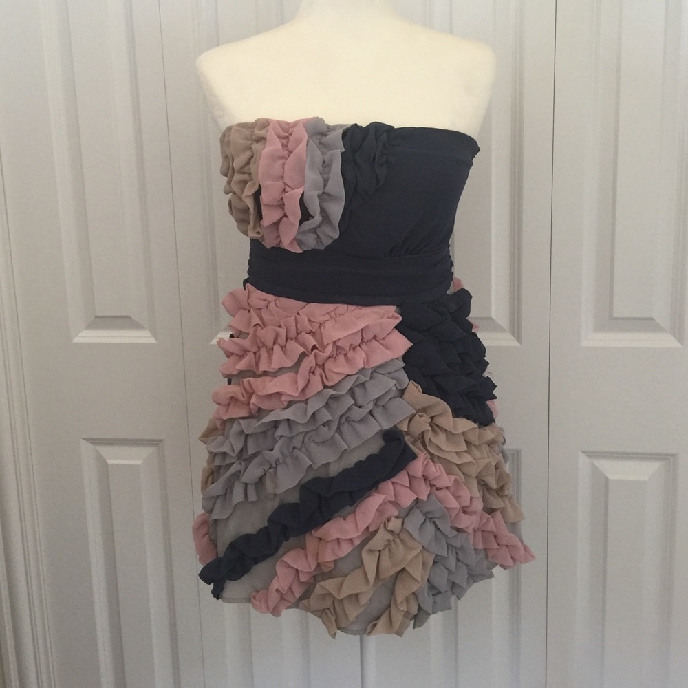 Akira Fun & Flirty Ruffled Dress
