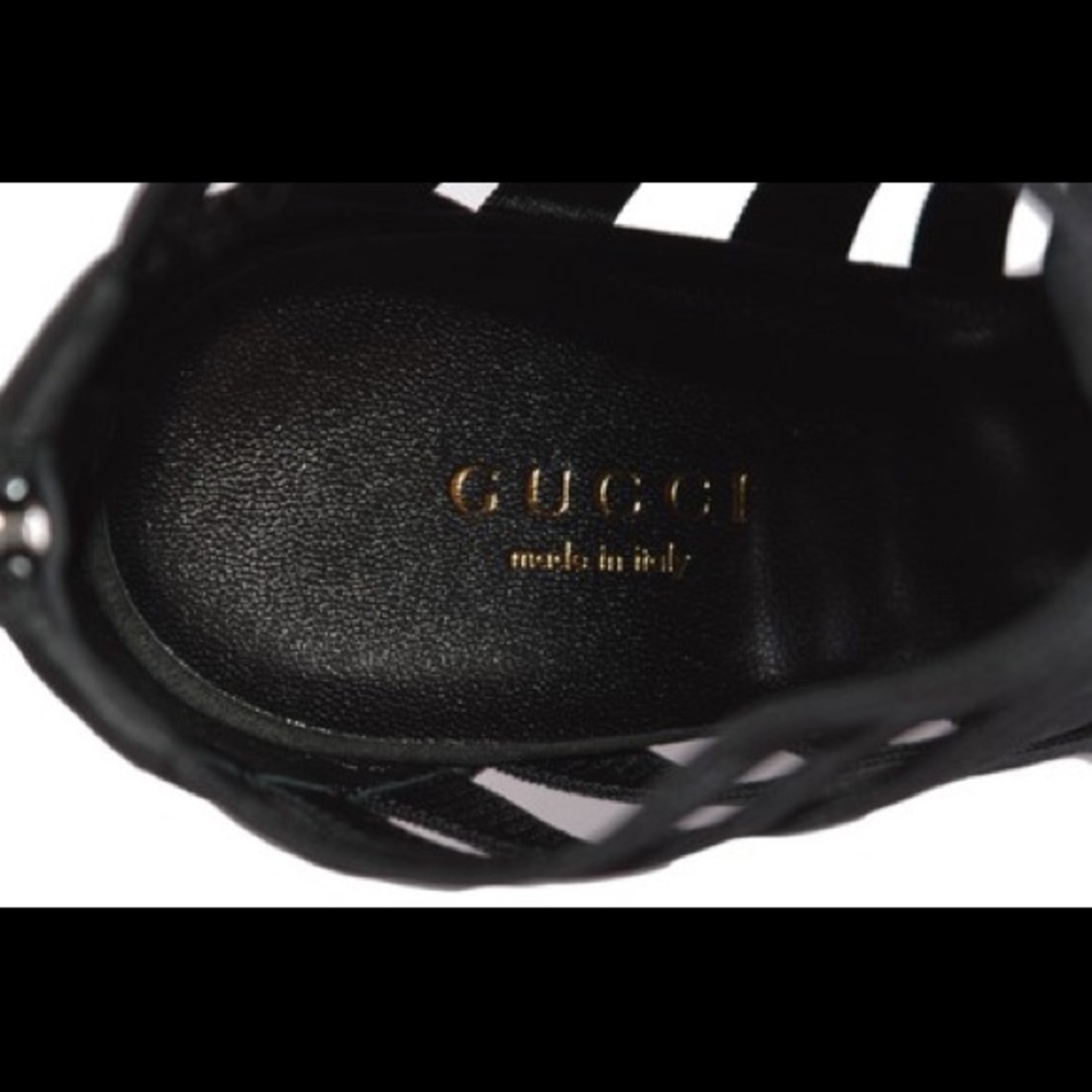 🔴Sold🔴Gucci ElasticRunwayCage Gladiator - Picture 2 of 8