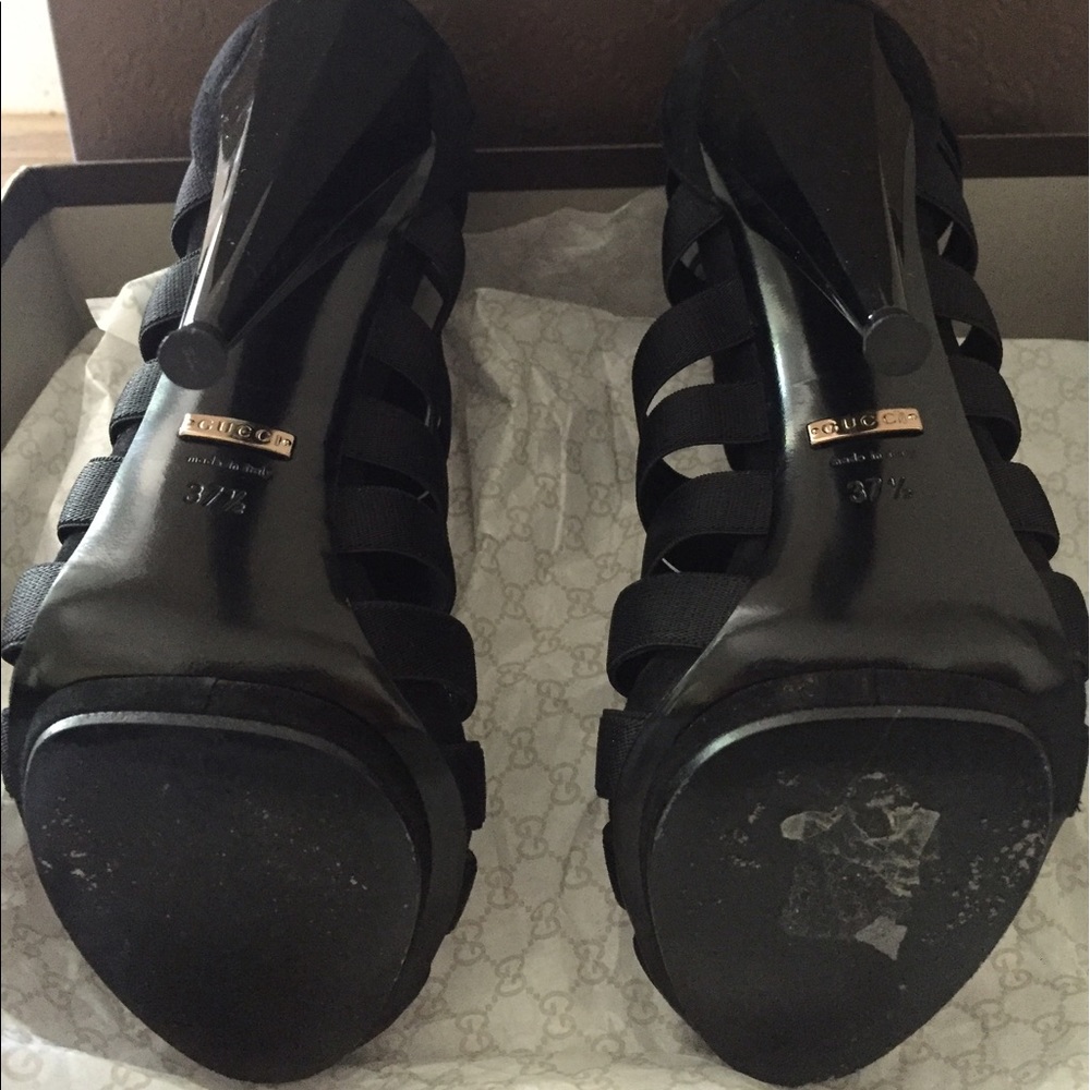 🔴Sold🔴Gucci ElasticRunwayCage Gladiator - Picture 6 of 8
