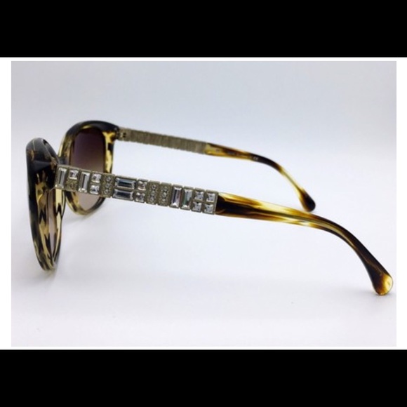 Chanel 5309 B CC Logo Crystal Cateye Sunglasses main image 5