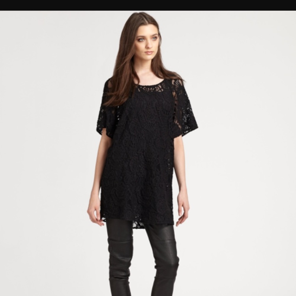BLK DNM lace tshirt dress