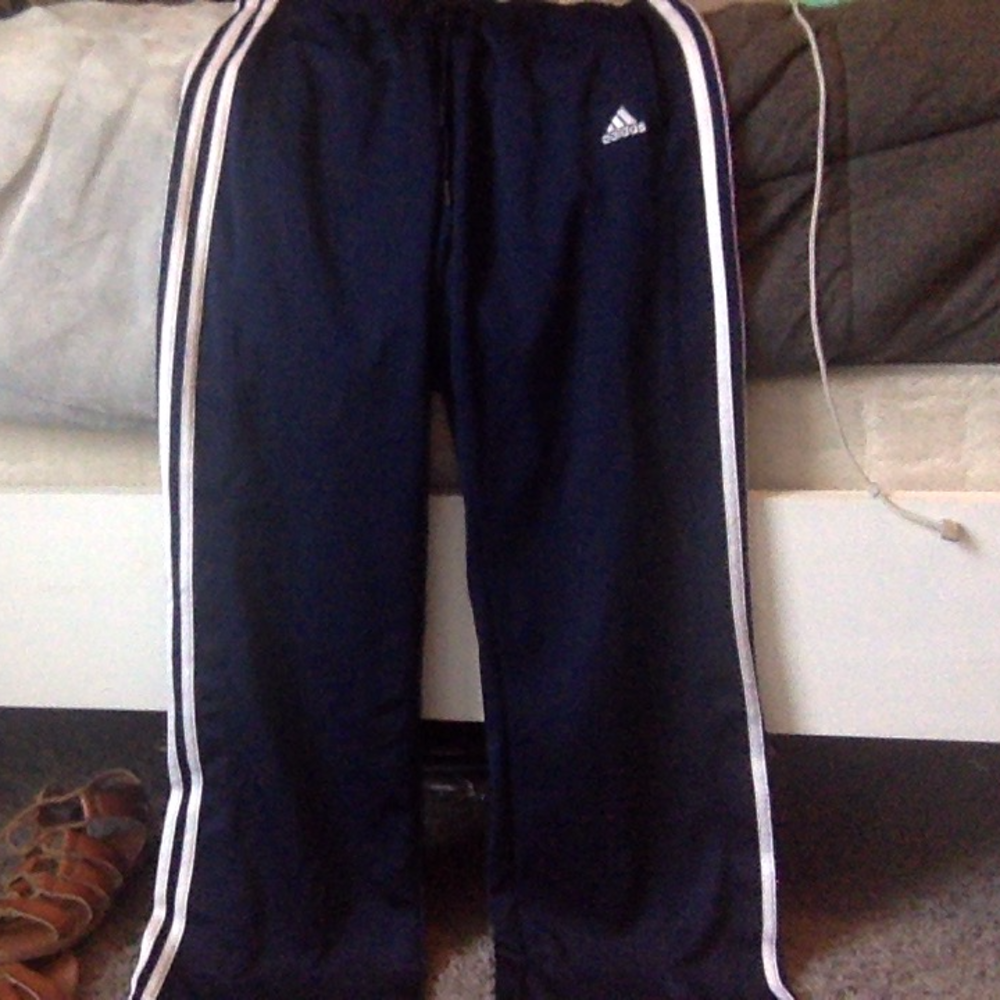 Navy Blue Adidas Sweatpants