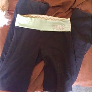 Pink victoria's secret yoga pants