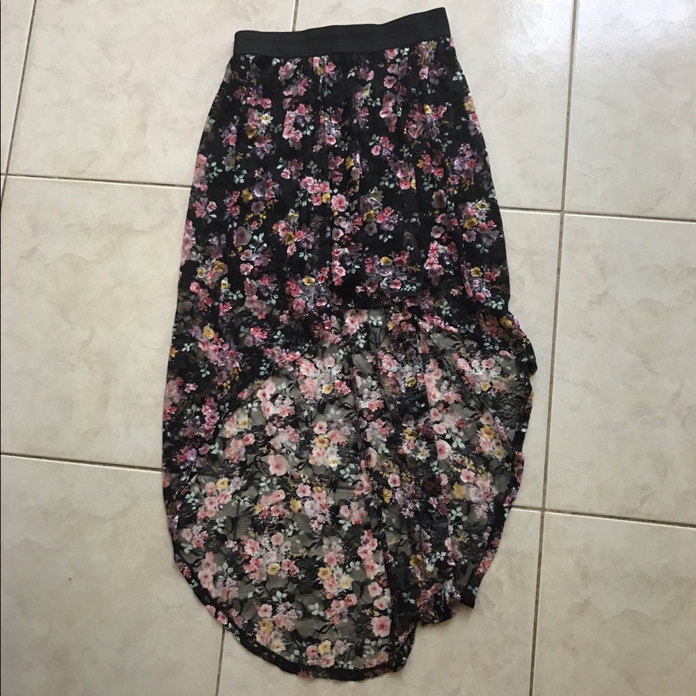 High low skirt