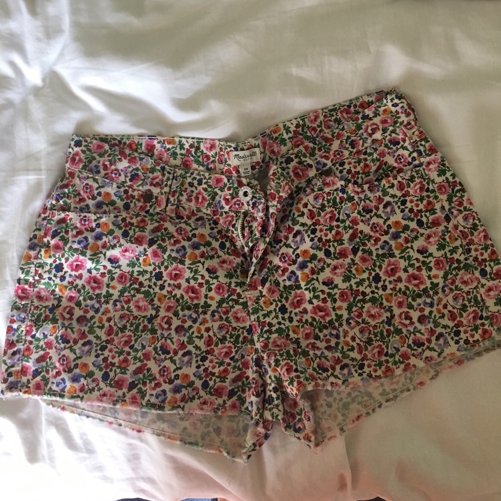 Madewell Floral Shorts