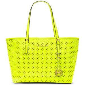 Michael Kors Small Yellow Jet Set Tote