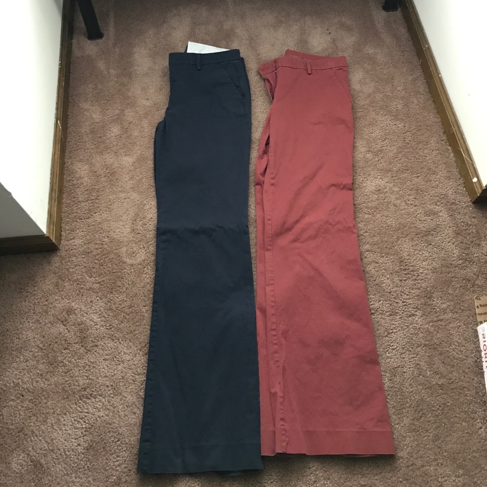 Sold: 2 pair Gap perfect khakis