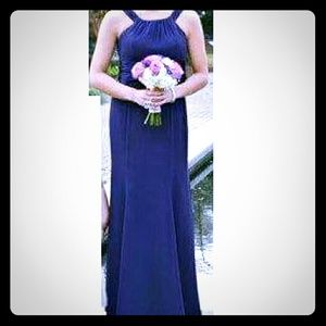 Plum formal dress from David's Bridal