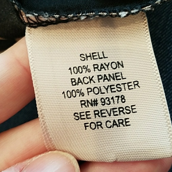 Philosophy black top with striped back - Picture 4 of 4