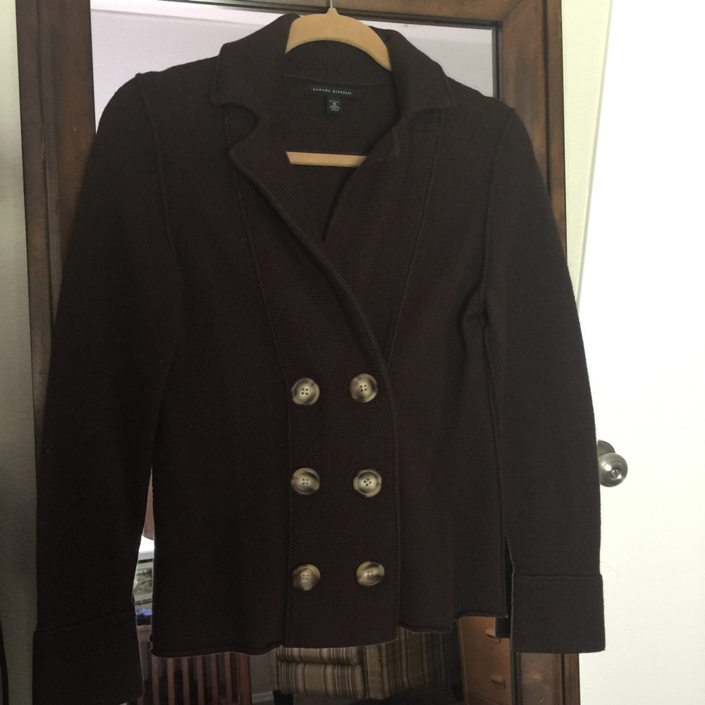 Banana Republic Double Breasted Sweater