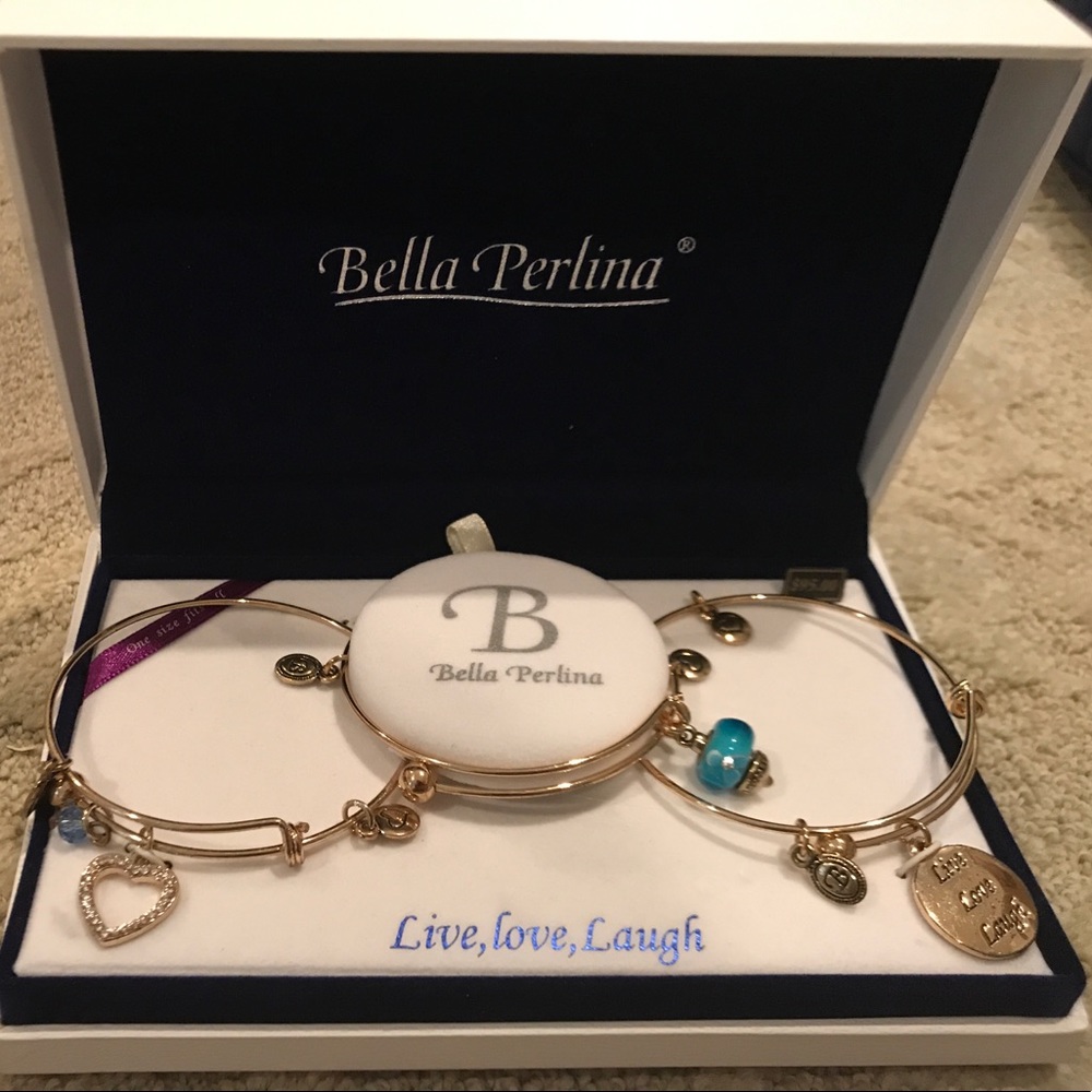 Bella Perlina live, laugh, love bracelets