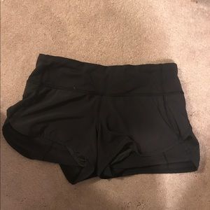Classic black Lulu Lemon shorts